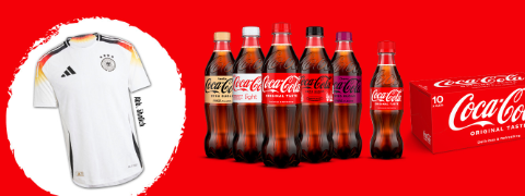 Gewinne mit Coca Cola: Sichere Dir eines von 15 echten DFB-Trikots