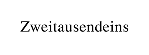 Zweitausendeins