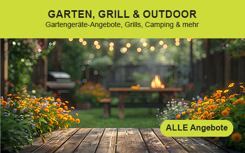 Garten, Grill & Camping-Deals: Abenteuer + Gutschein & Cashback für dich!