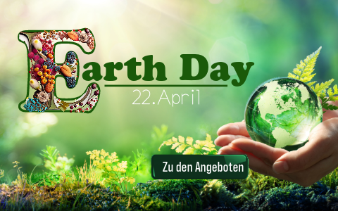 Jetzt ist die perfekte Zeit, um nachhaltig zu shoppen - die Earth Day Weeks sind gestartet!