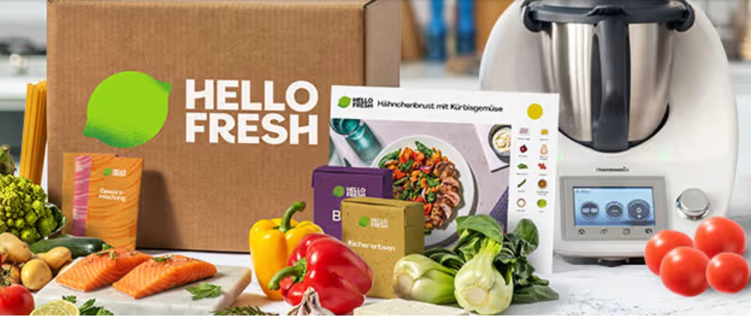 Lösen Sie einen HelloFresh Gutschein ein, um günstig mit leckeren Kochboxen und frischen Zutaten zuhause kochen zu können.