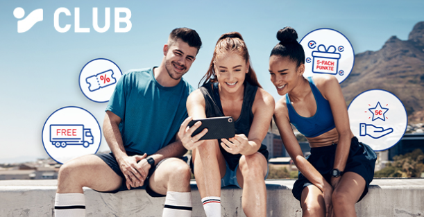 Treten Sie dem Intersport Club bei und sichern Sie sich tolle Rabattangebote