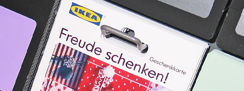 8% Rabatt auf die 100€ IKEA Gutschein-Karte