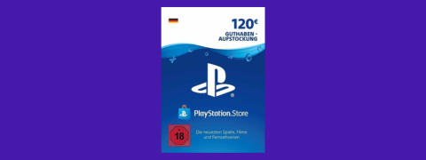 Gutschein: 20% Rabatt auf PSN Guthaben Karte 120 €  - Jetzt nur 95.79 €