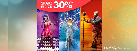 Sommer voller Musicals bei Stage Entertainment: Sichere dir jetzt Tickets und spare bis zu 30%!