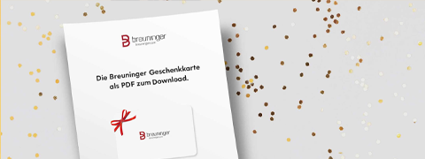 Breuninger Geschenkgutscheine - verfügbar ab 20€