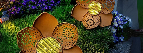 Monatsaktion: Spare 38% auf 2er-Set Solar-Deko Rusty Flower