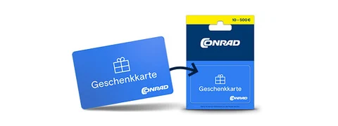Conrad Geschenkgutschein: Hol dir deine Karte ab 10€