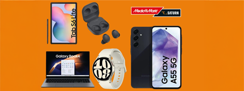 Erhalte bis zu 25% Rabatt auf ausgewählte Samsung Produkte bei Saturn!