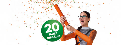 20 Jahre Robin Look: 20% Gutschein auf das gesamte Sortiment