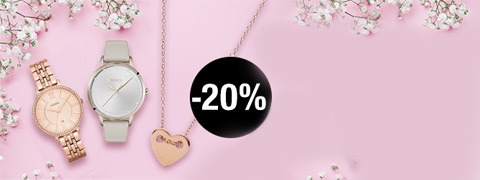 Rabatt: 20% auf Uhren und Schmuck bei GALERIA PLUS