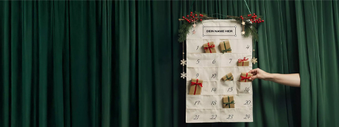 Kaufe deinen befüllbaren Leinen Adventskalender von Spreadshirt