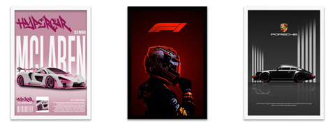 Wandbilder von Nachtstyles: Sport & Auto für mehr Dynamik in deinem Zuhause