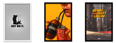 Kreative Illustrationen erwerben – Nachtstyles Wandkunst