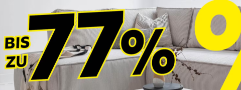 XXXLutz Lagerräumungsaktion: Ersparnisse bis zu 77%