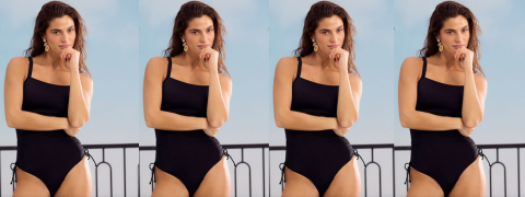 Bandeau-Badeanzug-Schnäppchen bei Bonprix für nur 17.99€