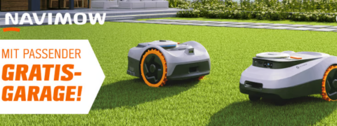 Obi Gutschein: Gratis Garage für deinen Navimow Mähroboter