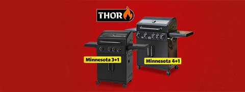 10% exklusiver Preisnachlass auf THOR Grills mit hagebau App-Gutschein
