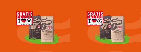 Tchibo Coupon: gratis Tattoo beim Kauf einer Kaffeepackung