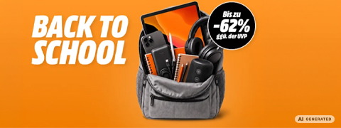Bis 62% Rabatt auf SATURN Back-to-School Angebote sichern
