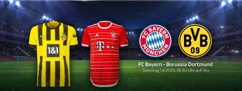 Gratis FC Bayern oder Borussia Dortmund Trikot!