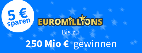 2 Felder EuroMillions für 1€ 