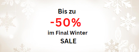 Bis zu 50% Rabatt im Final Winter SALE! 
